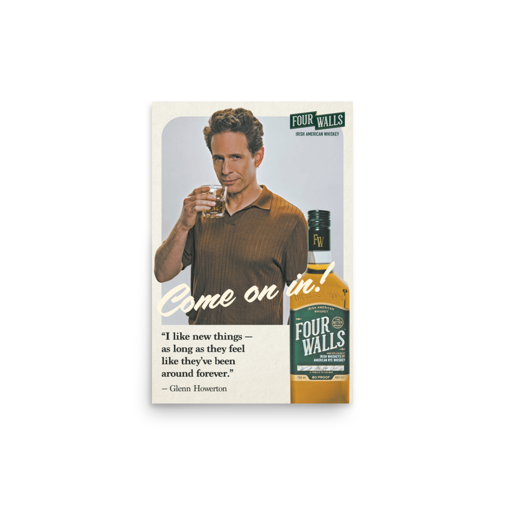 Four Walls - Glenn Poster – Four Walls Whiskey